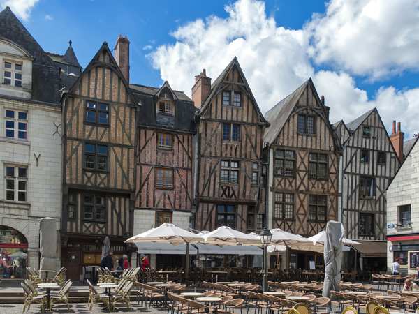 Place Plumereau à Tours, quartier historique